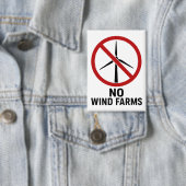 Keine Windparks - Keine Windkraftanlagen Button (Insitu)