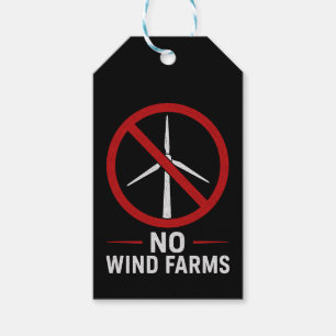 Keine Windparks - Keine Windkraftanlagen Geschenkanhänger