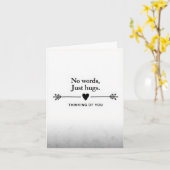 Keine Worte, die nur das Denken an deine Karte beh (Gelbe Blume)