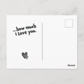 Keine Worte können ausdrücken... Postkarte (Rückseite)