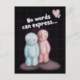 Keine Worte können ausdrücken... Postkarte
