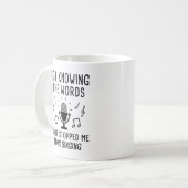 Keine Wortwahl Kaffeetasse (Vorderseite Links)