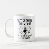 Keine Wortwahl Kaffeetasse (Links)