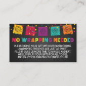 Keine Wrapping-Karte erforderlich - Fiesta Begleitkarte (Vorderseite)