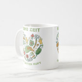 Keine Zeit - Der Garten ruft - Gartenarbeit	 - Kaffeetasse (Vorderseite Links)