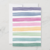 Keine Zeit für Siesta erste Fiesta Niedliche Mädch Einladung (Rückseite)