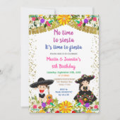 Keine Zeit nach Siesta ist es Zeit für ein Fest zu Einladung (Vorderseite)