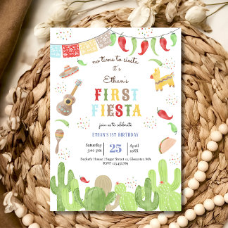Keine Zeit, um zu siesta fiesta mexican ersten Geb Einladung