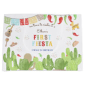 Keine Zeit, um zu siesta fiesta mexican ersten Geb Große Geschenktüte (Vorderseite)