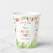 Keine Zeit, um zu siesta fiesta mexican ersten Geb Pappbecher (Vorderseite)