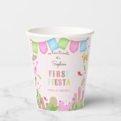 Keine Zeit, um zu siesta fiesta mexican ersten Geb Pappbecher (Vorderseite)