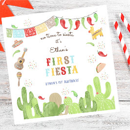 Keine Zeit, um zu siesta fiesta mexican ersten Geb Serviette