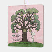 Keine Zeit wie die Gegenwart Keramikornament (Links)