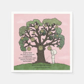 Keine Zeit wie die Gegenwart Serviette (Vorderseite)