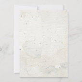 Keine Zeit zum Siesta, ließ uns Einladung (Rückseite)