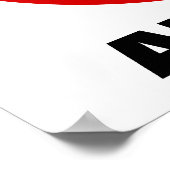 Keine Zombies erlaubt Poster (Ecke)