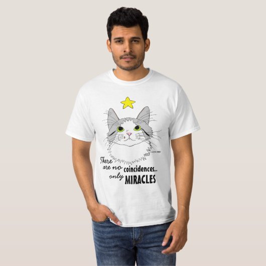 Keine Zufälle nur Wunder Ragdoll Katze T-Shirt (Vorne ganz)