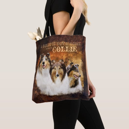 Keine Zuhause mit Collie, Portrait & Scene, Land - Tasche (Von Nahem)