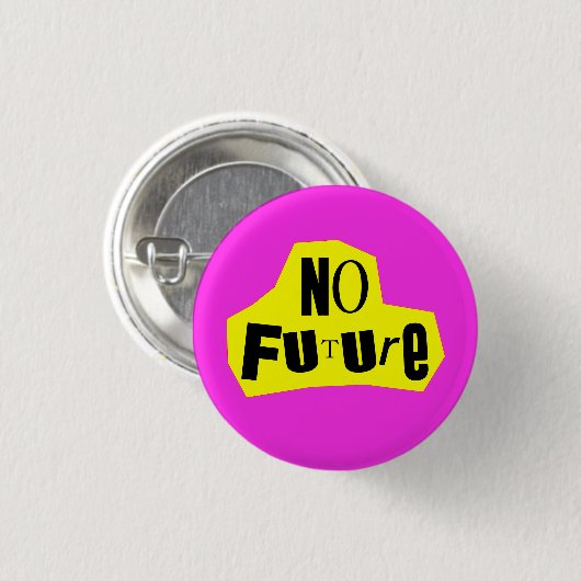 Keine Zukunft Punk Nihilist Button (Vorne & Hinten)