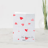 "Keine Zweifel an der Liebe", Shakespeare-Karte Karte (Rückseite)