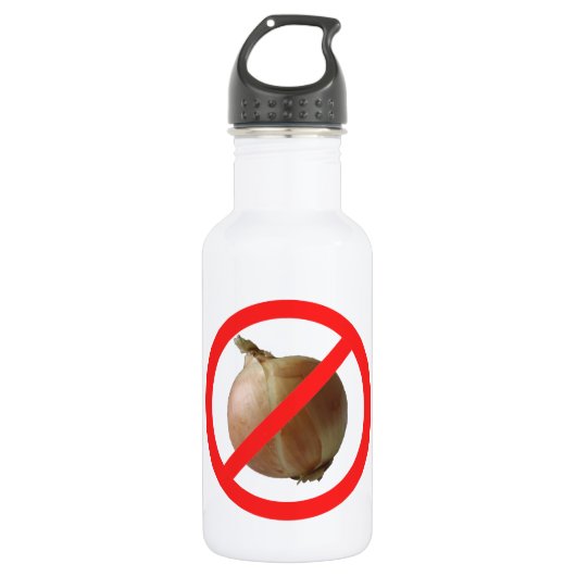 Keine Zwiebel Trinkflasche (Vorderseite)