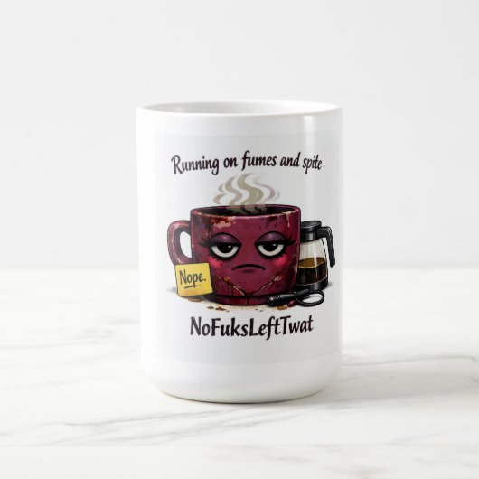 KeineFicksMehrTwat Kaffeetasse (Mittel)