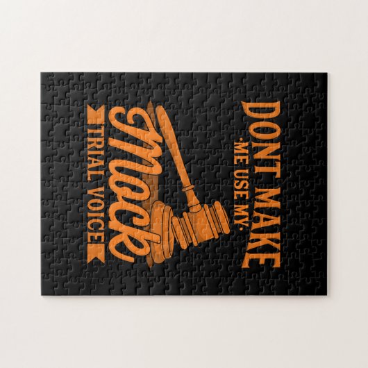 Keinen Rechtsanwalt mit meiner Mock-Trial-Stimme b Puzzle (Horizontal)