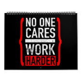 Keiner arbeitet härter kalender (Titelbild)