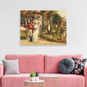 Keiner außer die Tapferen verdienen die Messe." Leinwanddruck (Insitu (Wohnzimmer))