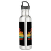 Keiner deiner Bärenwachs-Bigfoot-Mittelfinger Edelstahlflasche (Rückseite)