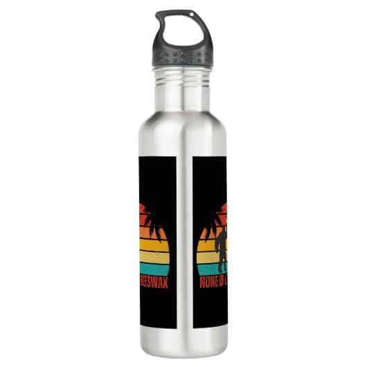 Keiner deiner Bärenwachs-Bigfoot-Mittelfinger Edelstahlflasche (Rückseite)