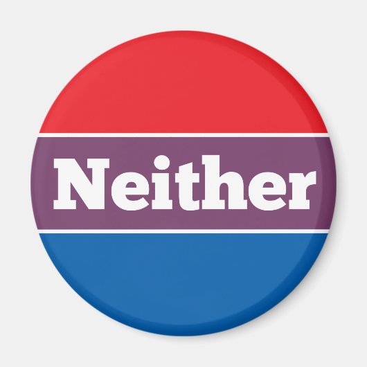Keiner der politischen Kandidaten Magnet (Vorne)