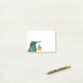 Keiner dieser roten Sirup für mich.  Post-It Klebe Klebezettel (Auf Schreibtisch)