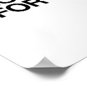 KEINER GOT DIE ZEIT DAFÜR POSTER (Ecke)