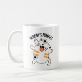 Keiner ist für Funny Cat Pun Kaffeetasse (Links)