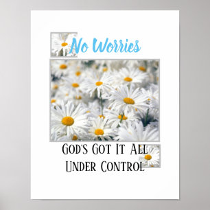 Keiner macht sich Sorgen, dass Gott es unter Kontr Poster