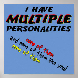 Keiner von ihnen mag dich lustiges Plakatzeichen u Poster