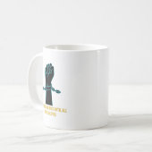 Keiner von uns ist frei, bis wir alle freien Kaffe Kaffeetasse (Vorderseite Links)