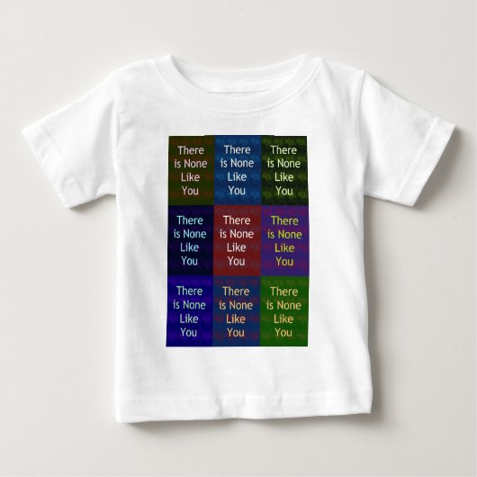 Keiner wie du baby t-shirt (Vorderseite)