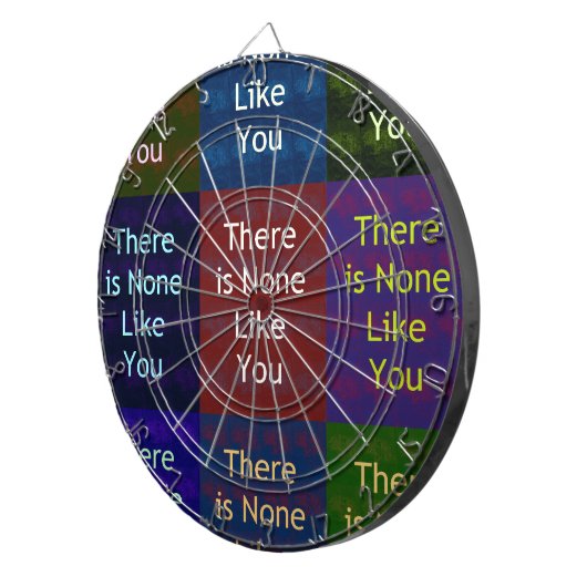 Keiner wie du dartscheibe (Vorderseite rechts)