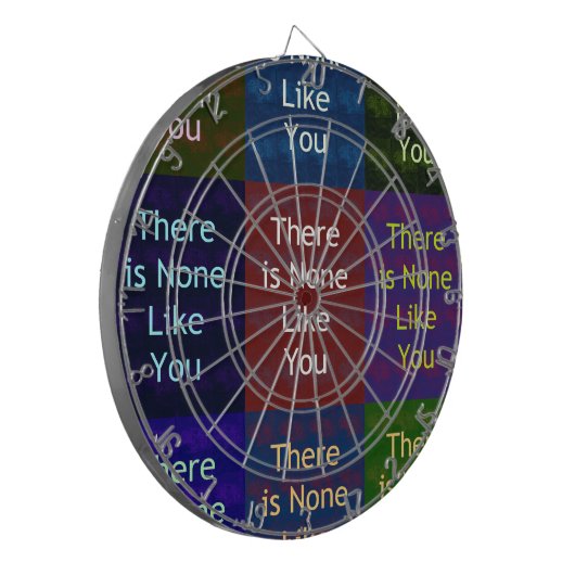Keiner wie du dartscheibe (Vorderseite Links)