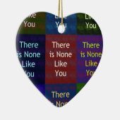 Keiner wie du keramikornament (Rechts)