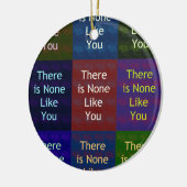 Keiner wie du keramikornament (Links)