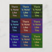 Keiner wie du postkarte (Vorderseite)