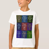 Keiner wie du T-Shirt (Vorderseite)