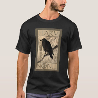 Keinerlei Schaden Anrichten Wiccan  Schwarz Unisex T-Shirt