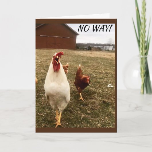 KEINESFALLS KANN MAN KEINE "80"-KARTE SEIN KARTE (Vorderseite)