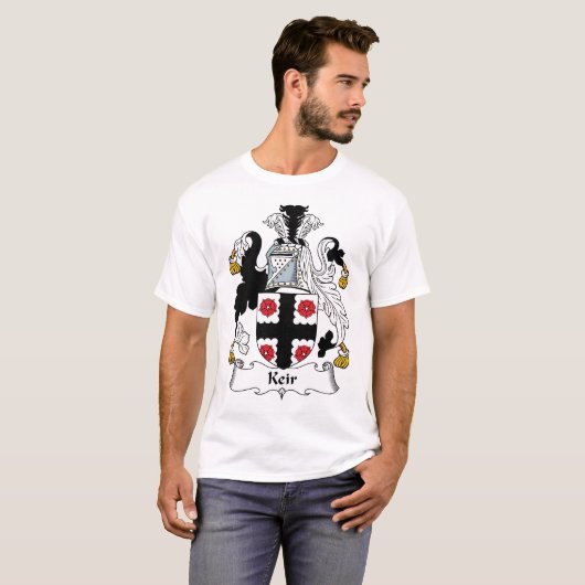 Keir Familienwappen T-Shirt (Vorne ganz)