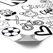 "KEIRA" - Kontur-Design Poster (Ecke)