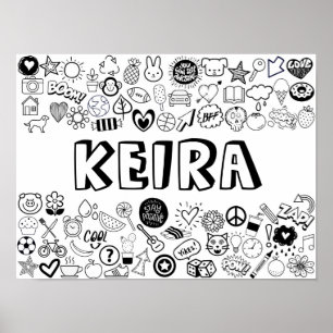 "KEIRA" - Kontur-Design Poster
